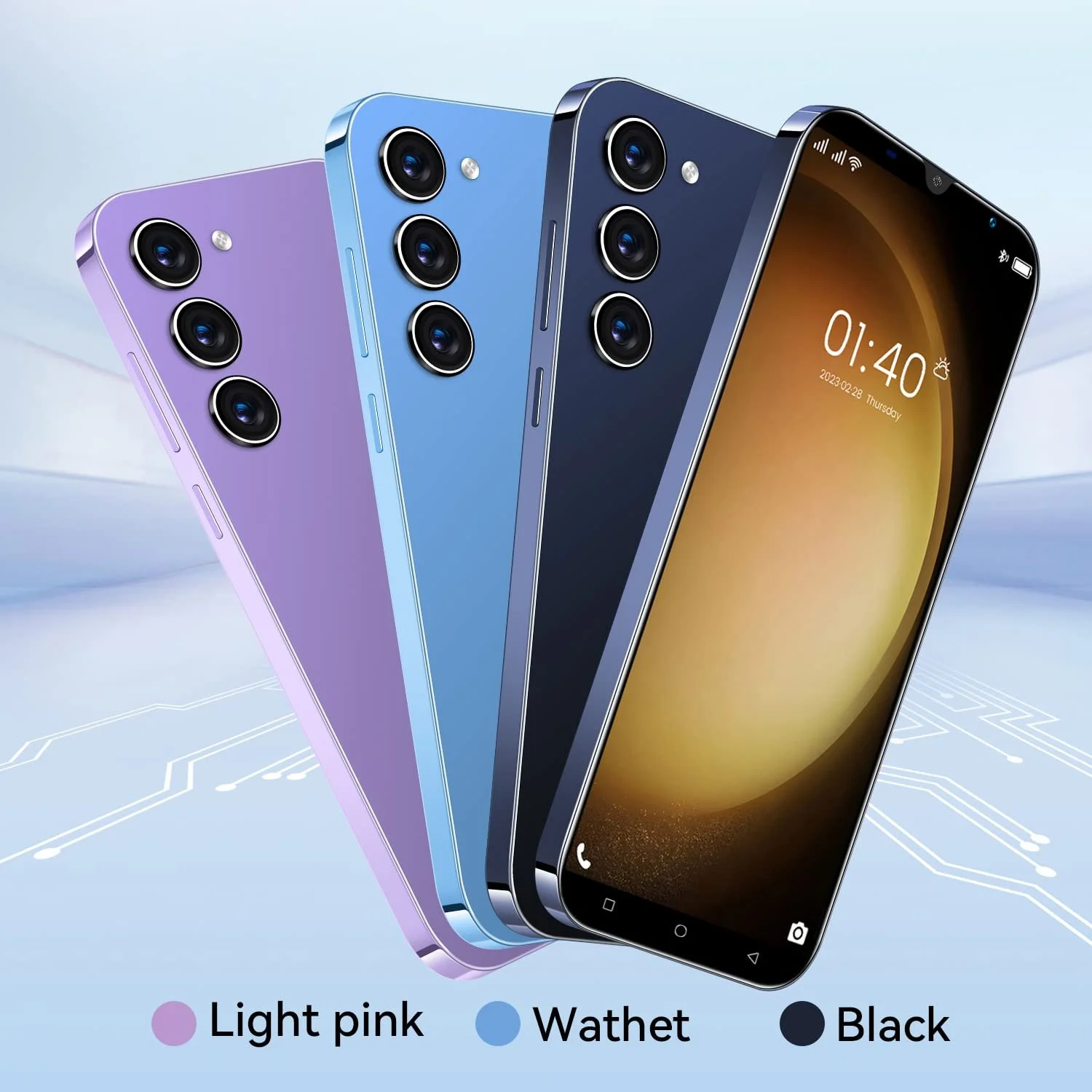 Смартфон M23+ 5.0" Android 9.0 16GB ROM Blue, фото №4