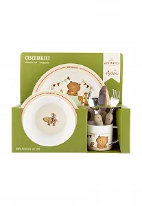 Набор детской посуды SIGIKID Mister O'Lui 52919, 6 предметов: тарелка, чашка, миска, ложка, вилка, нож - Фото 1