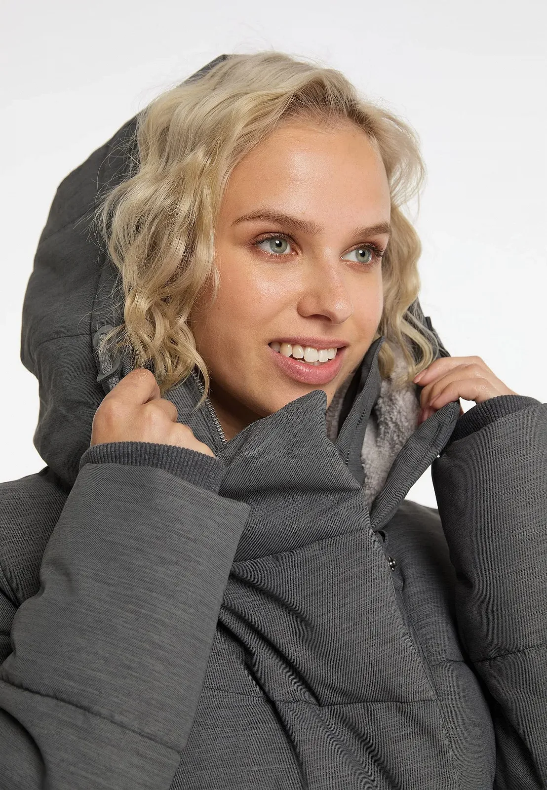 Пальто Ragwear Pavla Сірий, фото №4