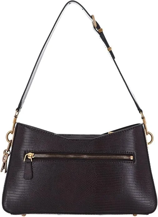 Жіноча сумка через плече Guess Ginevra темно - коричневий, фото №4