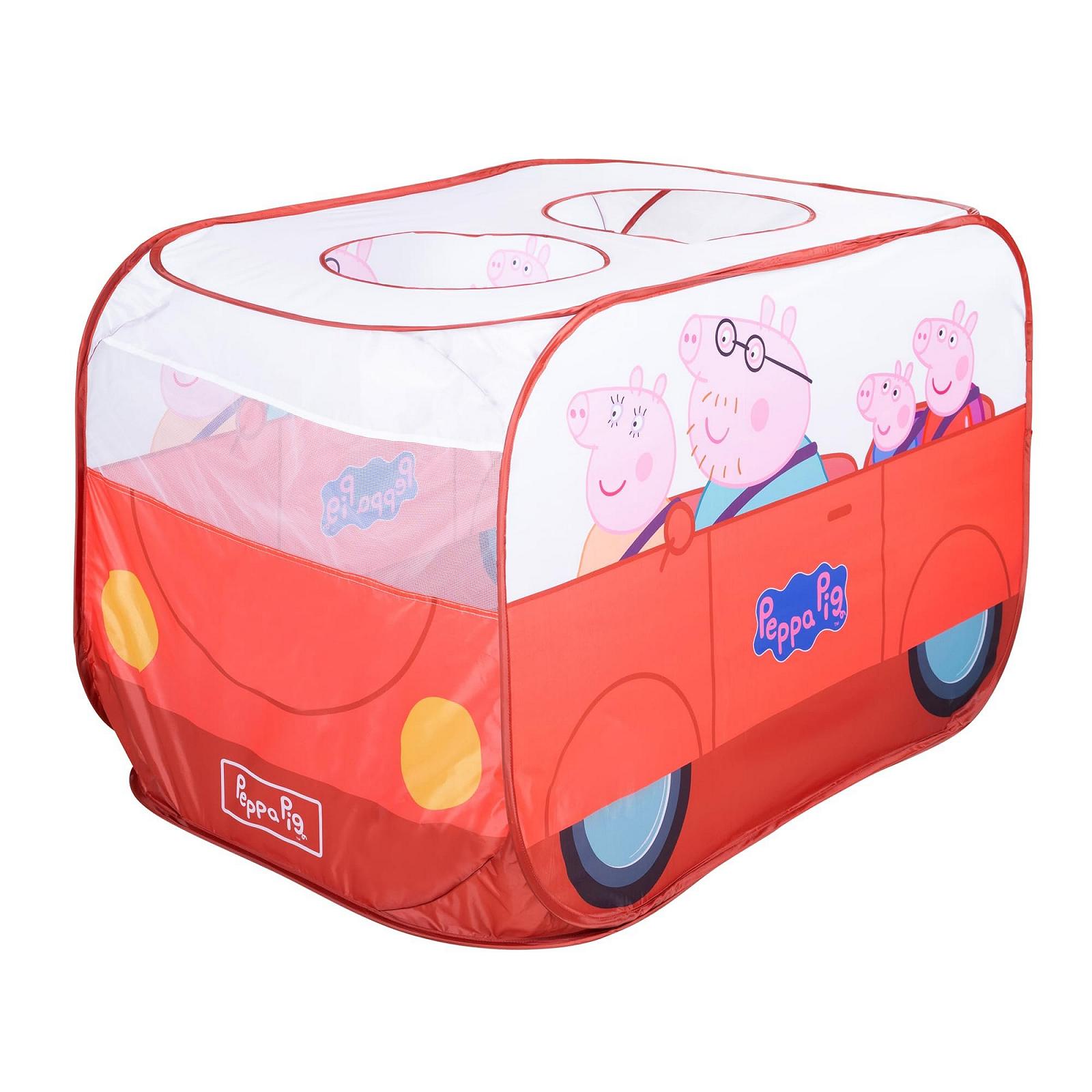 Палатка Игровая Roba Peppa Pig Всплывающая Автомобиль Характеристики Красный, фото №1
