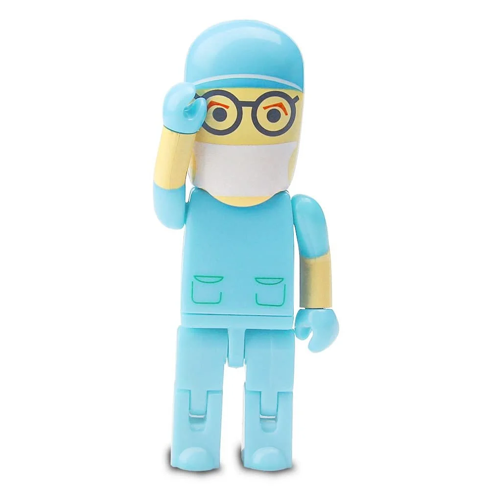 USB-накопичувач Cartoon Doctor Model 32GB USB 2.0 Блакитний, фото №7 USB-накопичувач Cartoon Doctor Model 32GB USB 2.0 Блакитний, фото №7