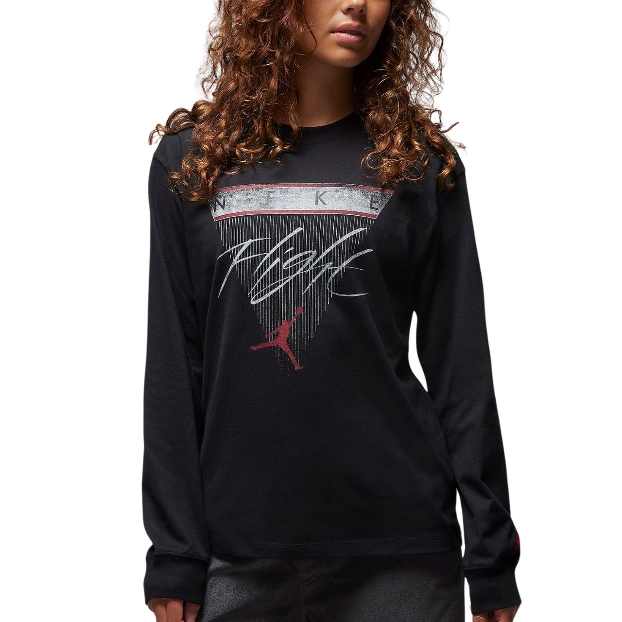 Лонгслів жиночий AIR JORDAN T-SHIRT XS, фото №1