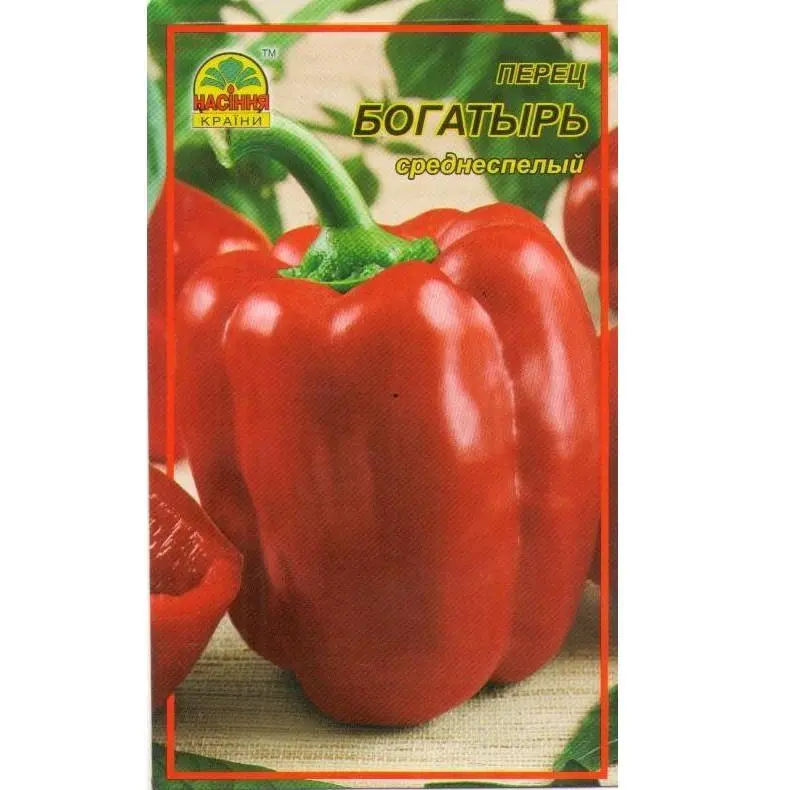 Семена перца Богатырь 0,3 г Насіння країни, фото №1 Семена перца Богатырь 0,3 г Насіння країни, фото №1