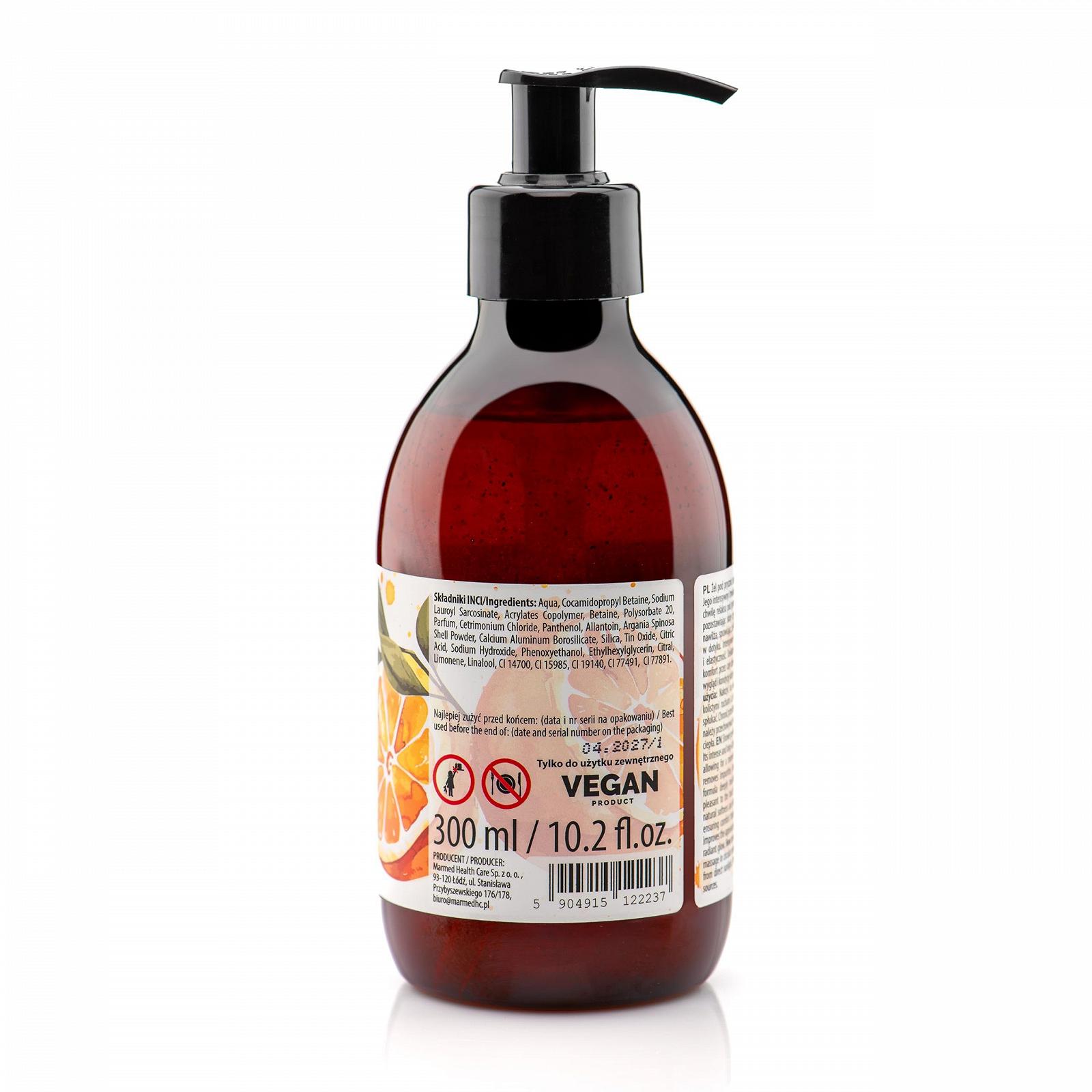 Гель для душу Апельсин Мандарин Освіжаючий для всіх типів шкіри, фото №2