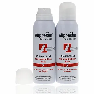 Крем-піна для ніг Allpresan Fuß Spezial No. 7 для схильної до грибка шкіри 125 мл (2 шт.) synthetic.ua - Фото 1