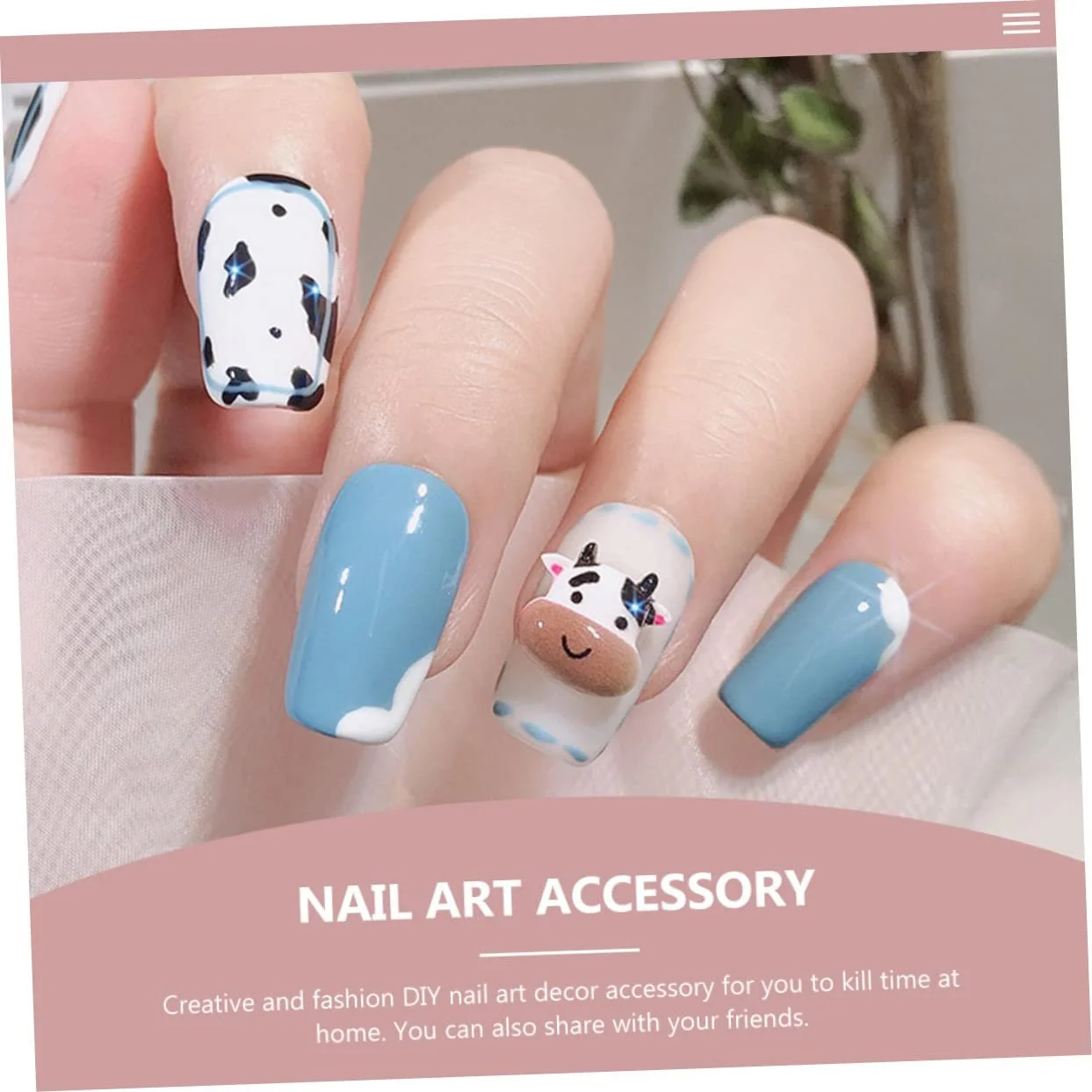 Прикраси для нігтів корівки Healeved, 50 шт., фото №5