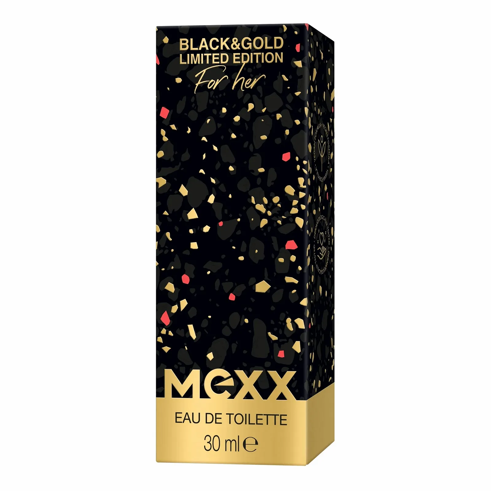 Туалетна вода Mexx Black & Gold Limited Edition Woman 30 мл, фото №3