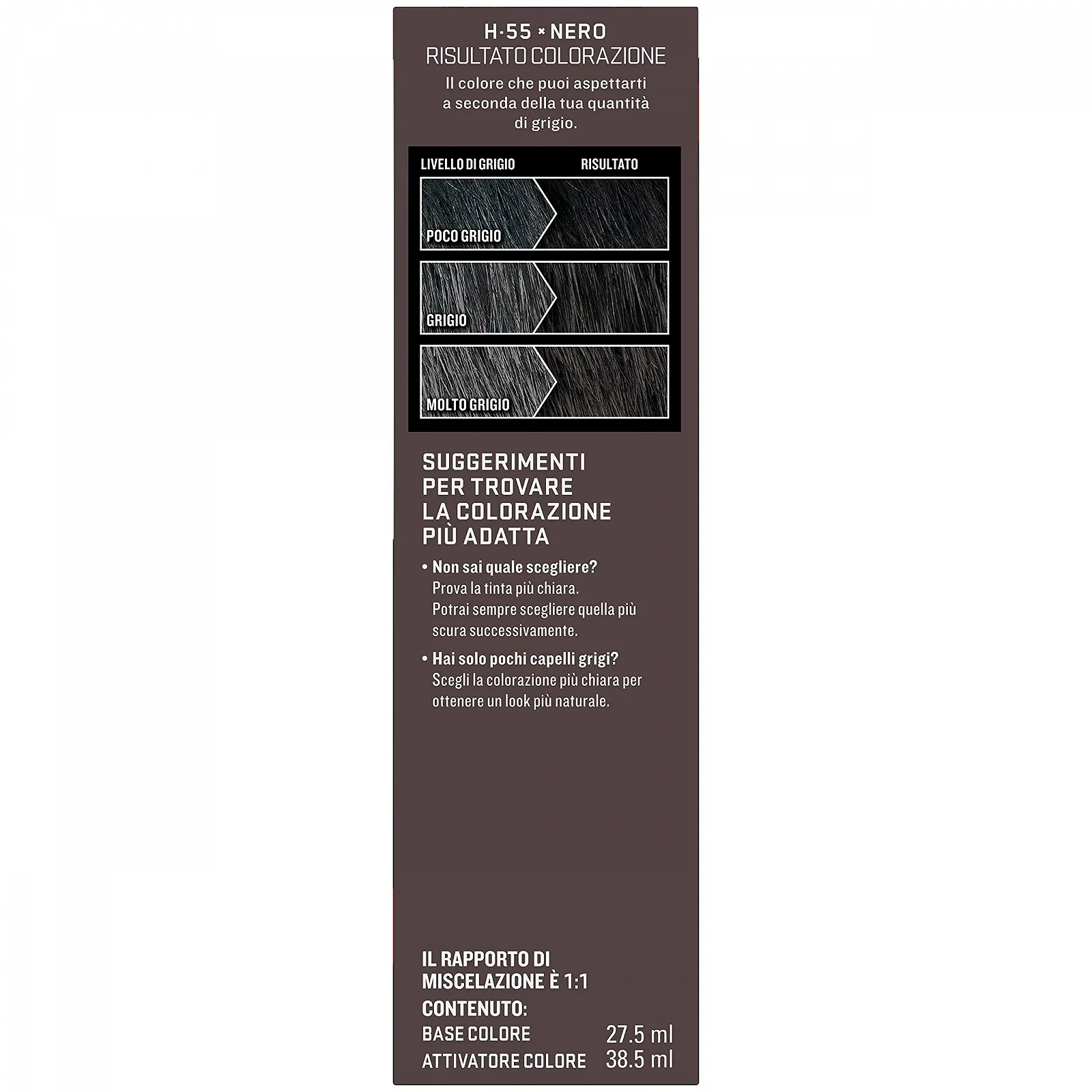 Фарба для волосся Combe Italy Black 30 мл, фото №5 Фарба для волосся Combe Italy Black 30 мл, фото №5