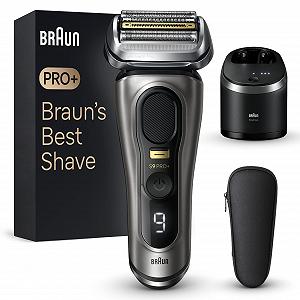 Купить Электробритва Braun Series 9 Pro+ 9565cc с триммером ProTrimmer и станцией очистки Precious Metal - Фото 1 Электробритва Braun Series 9 Pro+ 9565cc с триммером ProTrimmer и станцией очистки Precious Metal - Фото 1
