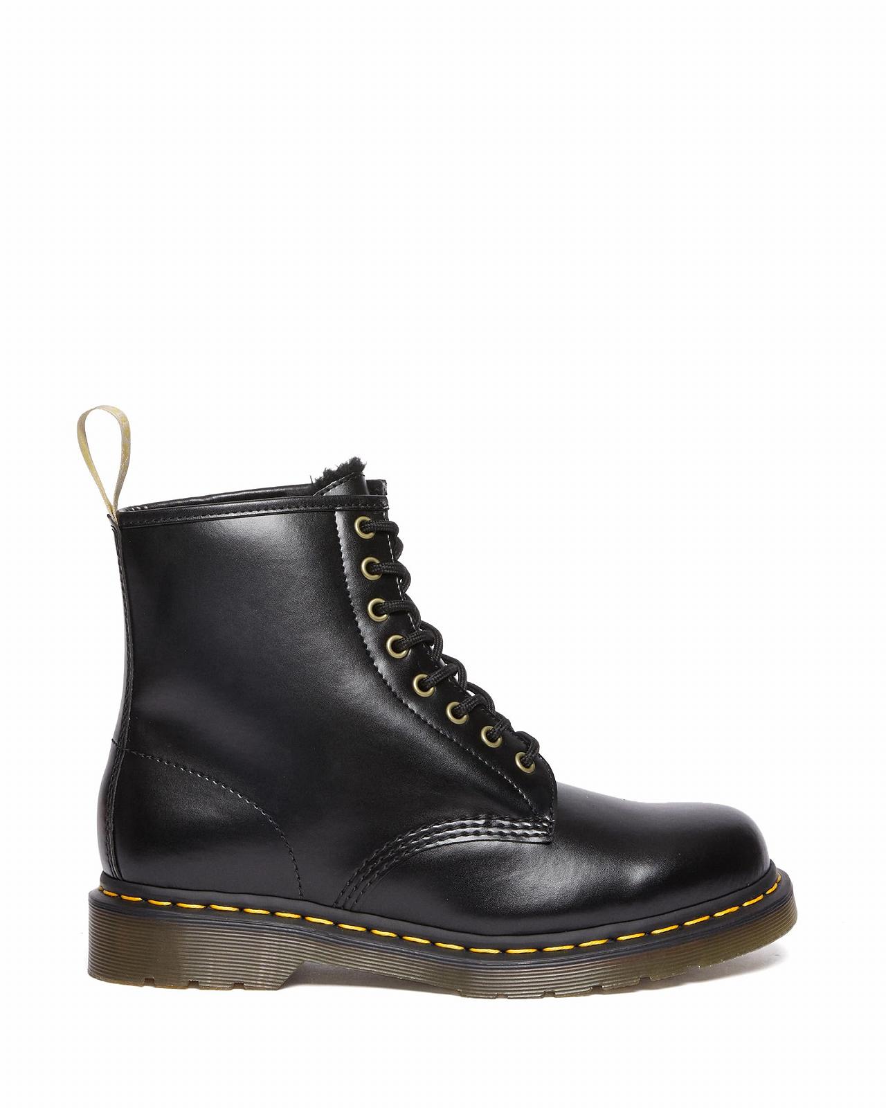 Ботинки Dr. Martens 1460 Vegan Crushed Velvet, черные, фото №4