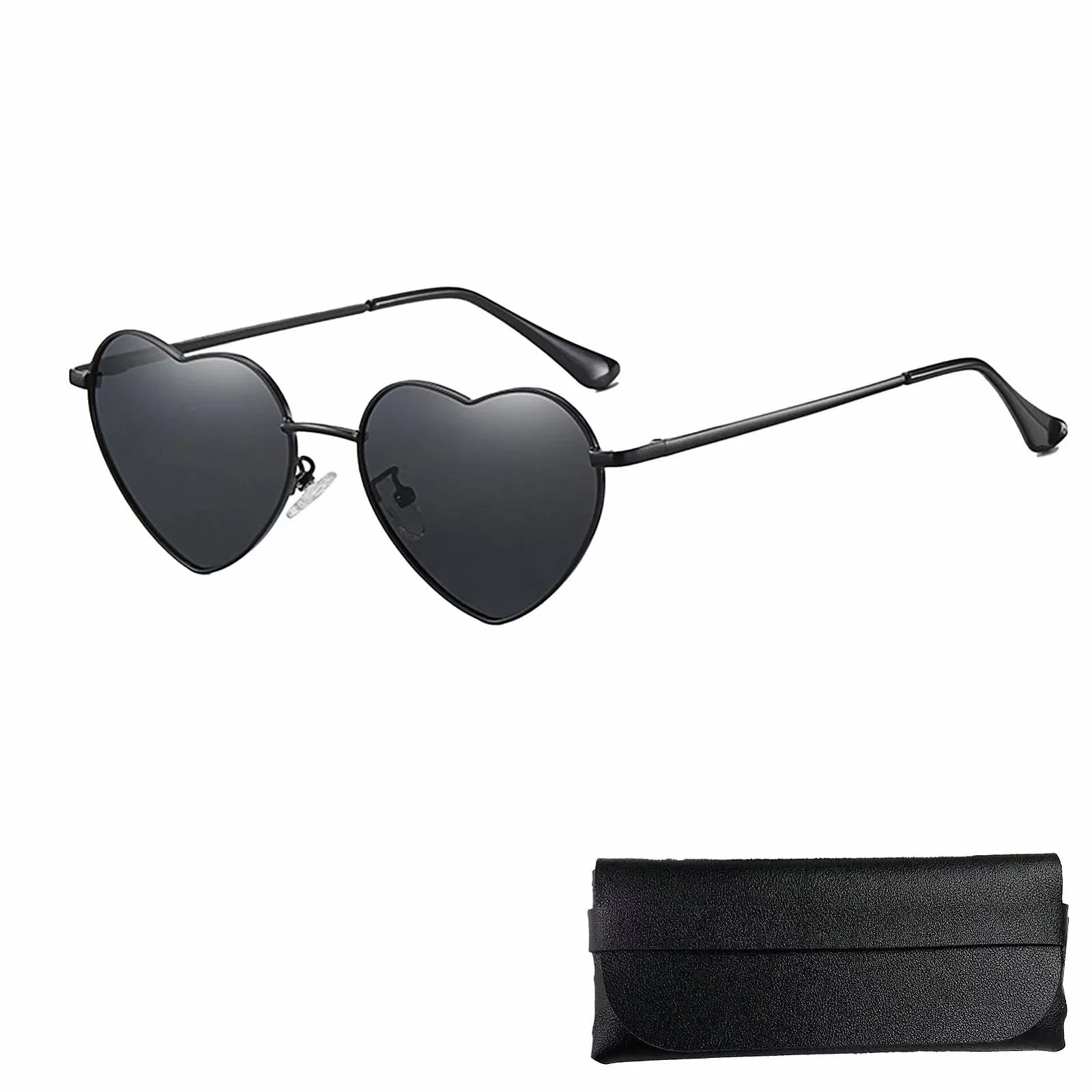 Солнцезащитные очки Сердцевидные Поляризованные Okaywork Черная оправа с UV400, фото №1 Солнцезащитные очки Сердцевидные Поляризованные Okaywork Черная оправа с UV400, фото №1