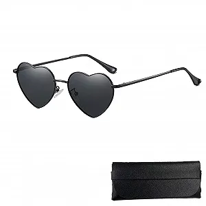 Солнцезащитные очки Сердцевидные Поляризованные Okaywork Черная оправа с UV400 - Фото 1