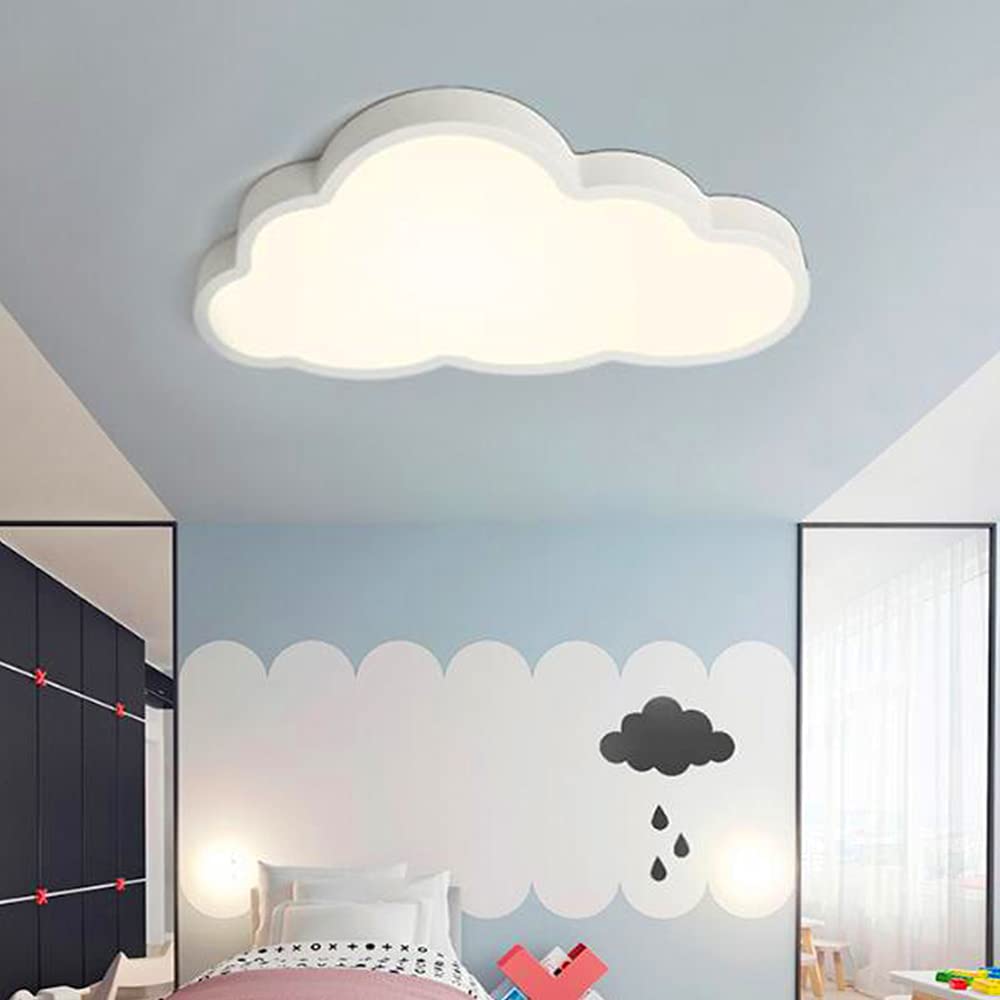Светильник потолочный Wolken современный с регулировкой яркости LED детская акриловая люстра 50 см, фото №5