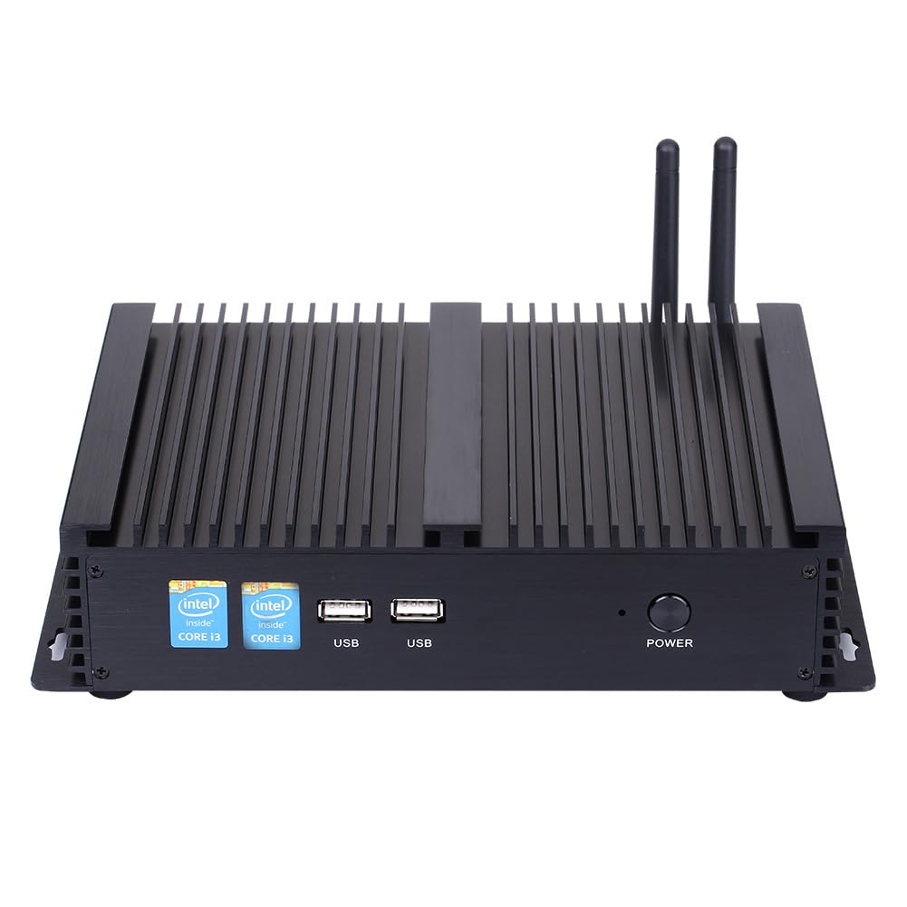 Промисловий ПК Mini HUNSN IM03 I5 4200U 4250U 4258U 4278U 8G RAM 128G SSD, фото №2