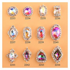 Намистини для нігтів Yaoqijie, 100 шт. Каміння кристалічних страз, 100 шт./пакет, 3D прикраси synthetic.ua - Фото 1