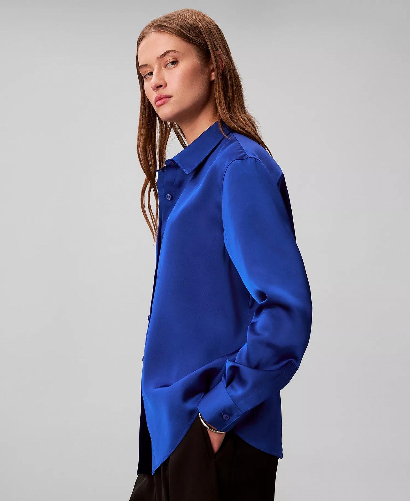 Жіноча сорочка MAVI LONG SLEEVE SHIRT Bright Cobalt - M, фото №4 Жіноча сорочка MAVI LONG SLEEVE SHIRT Bright Cobalt - M, фото №4