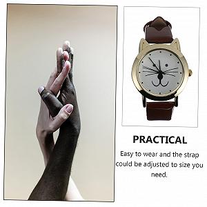 Женские часы LIFKOME Кошачьи часы Белый synthetic.ua - Фото 1