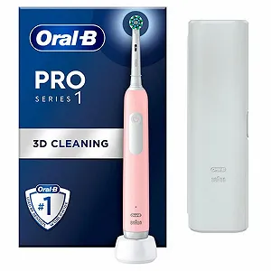 Електрична зубна щітка Oral-B Pro 1 Рожева - Фото 1