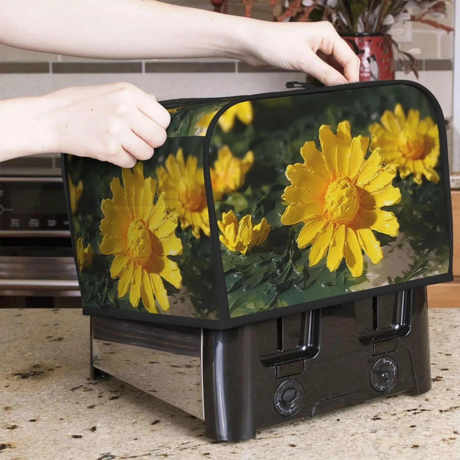 Чехол для тостера на 4 ломтика с двумя карманами Superweiche, фото №5 Чехол для тостера на 4 ломтика с двумя карманами Superweiche, фото №5