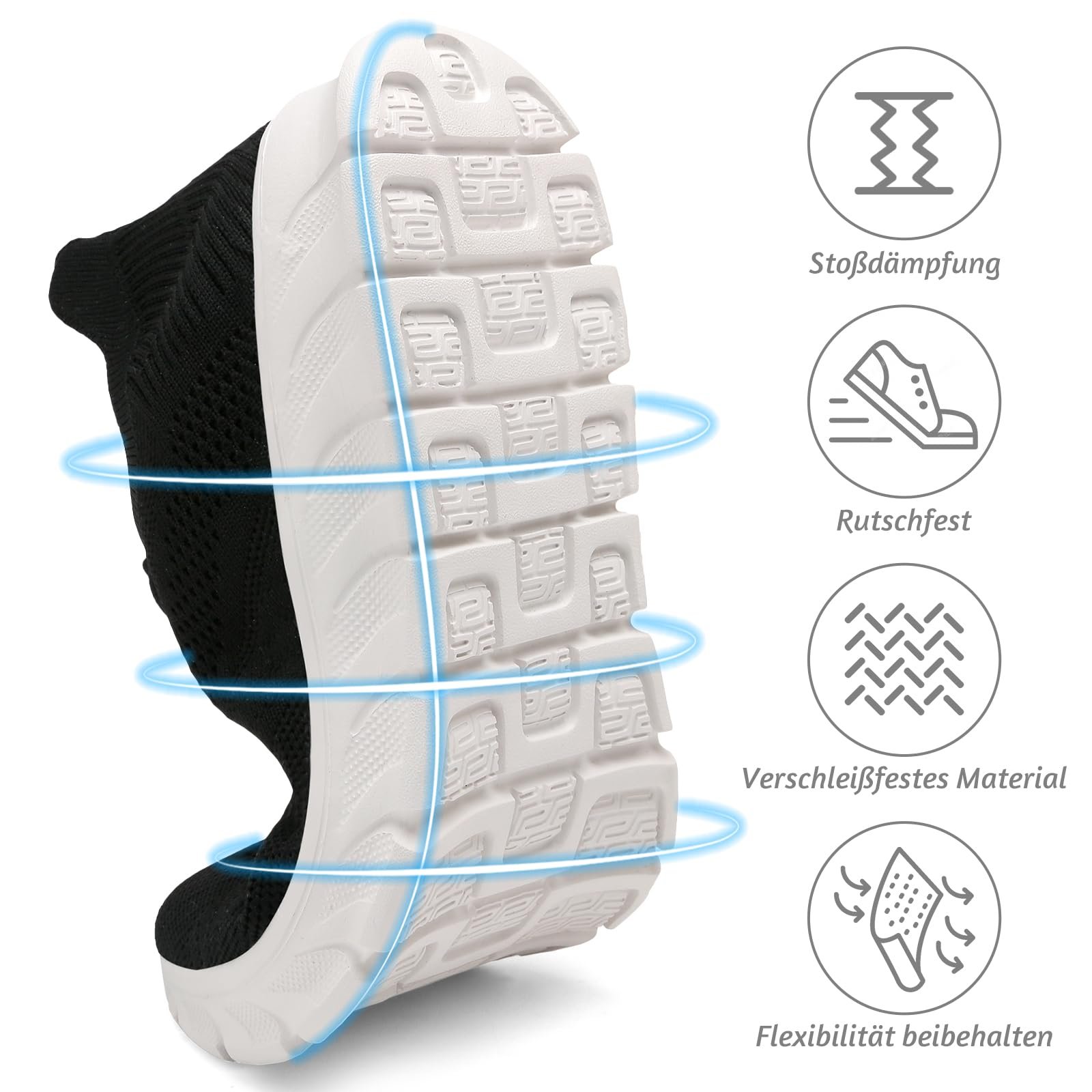 Кросівки Чоловічі Спортивні Вуличні Легкі Сітчасті, фото №4 Кросівки Чоловічі Спортивні Вуличні Легкі Сітчасті, фото №4