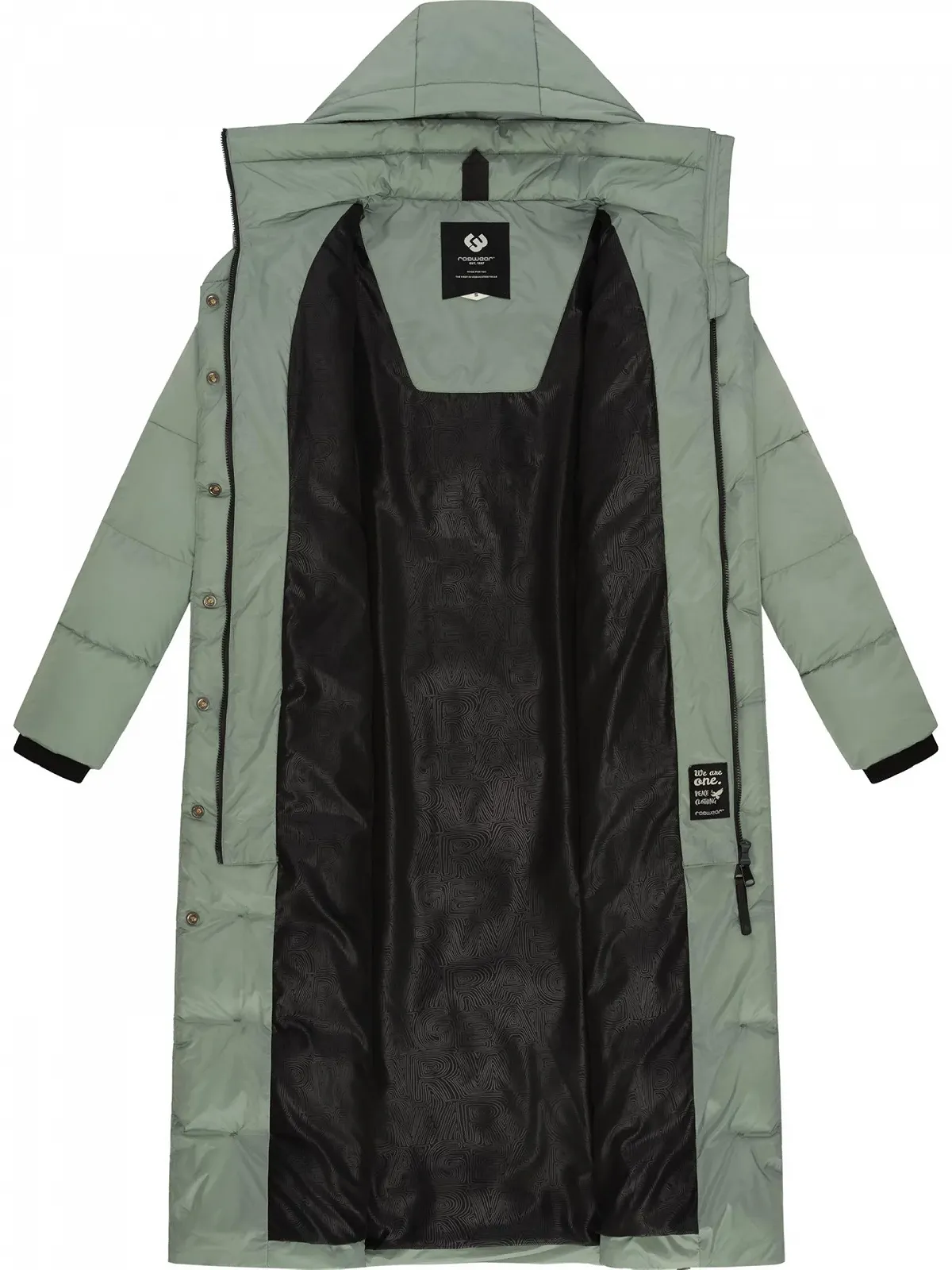 Пальто зимнее Ragwear Niara Женское Теплое стеганое, фото №5