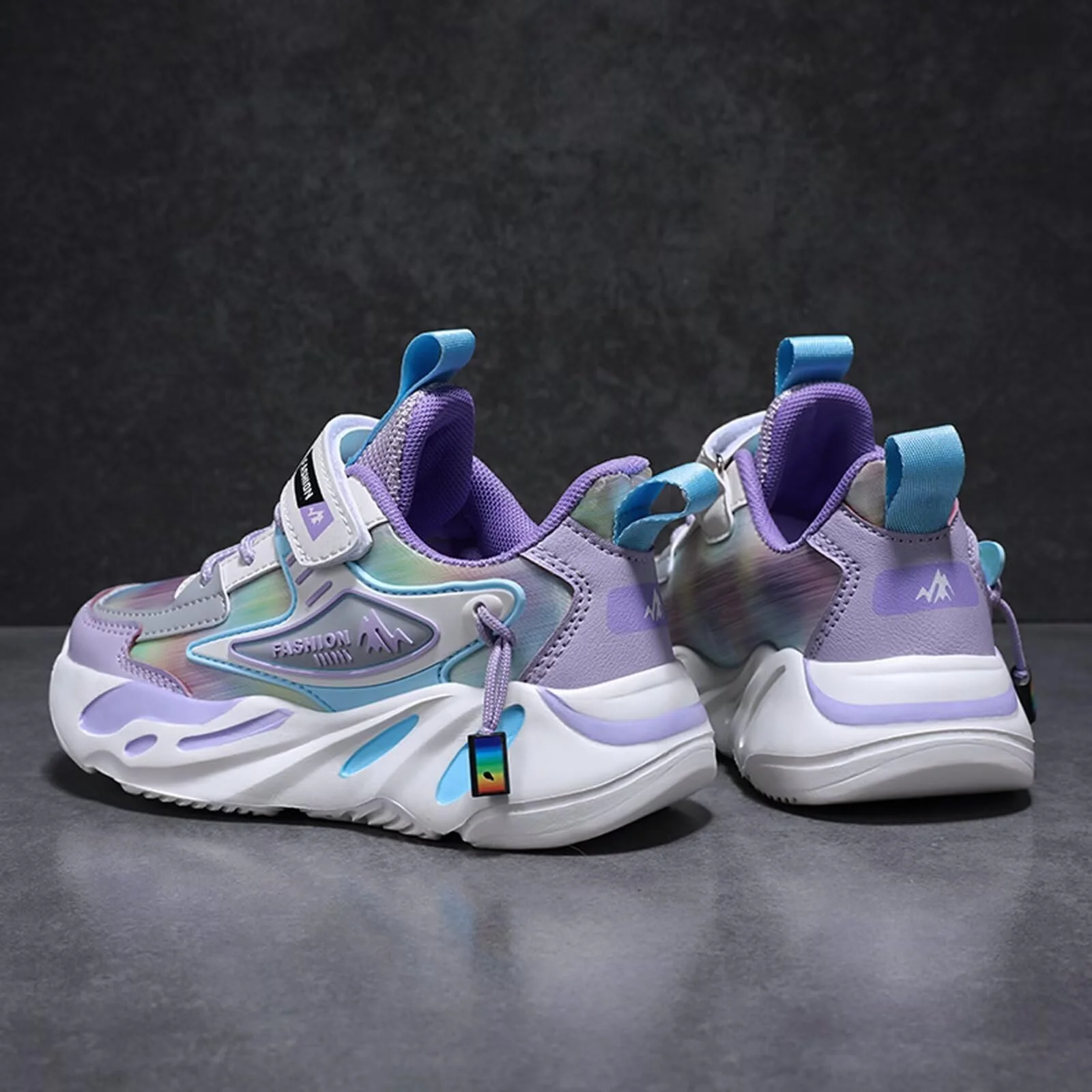 Кроссовки Детские для девочек для помещений Теннисные Нескользящие Повседневные Размер 27-37, фото №3