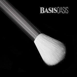 Пензлик Clavier Basis Oasis 142C для точних корекцій навколо ока, 20 г, 164 мм довжина, головка пензлика 20 мм, дерев'яна ручка 130 мм, металевий ковпачок 40 мм synthetic.ua - Фото 1