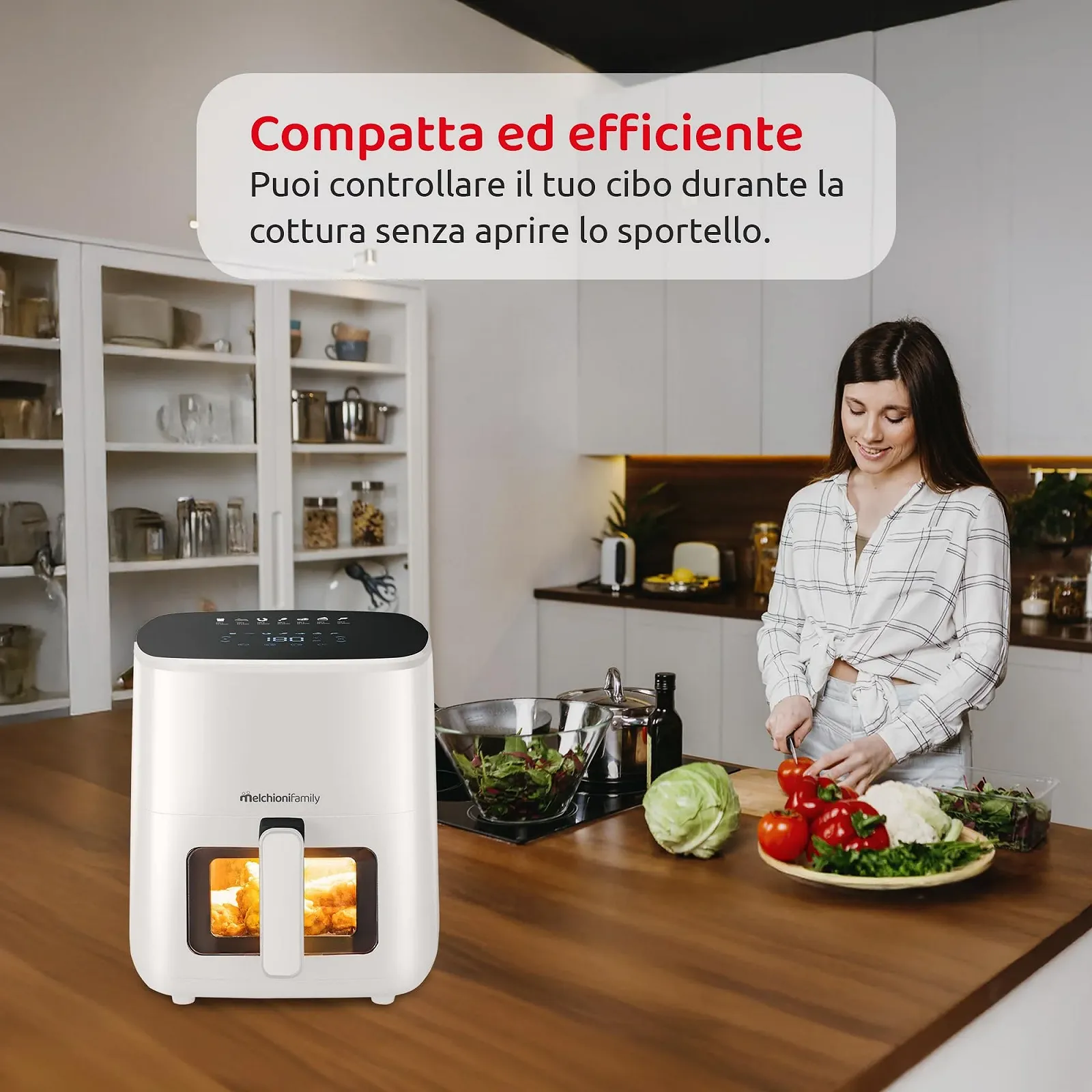 Компактна Мультипіч Melchioni Family Marianna New 5 л 1500 Вт 7 програм 80°-200°C, фото №6 Компактна Мультипіч Melchioni Family Marianna New 5 л 1500 Вт 7 програм 80°-200°C, фото №6