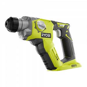 Дрель-шуруповерт RYOBI ONE+ 18 Вольт 1/2 Дюйма SDS-Plus Литий-ионный Беспроводной (Только Инструменты) Прозрачный, Белый - Фото 1