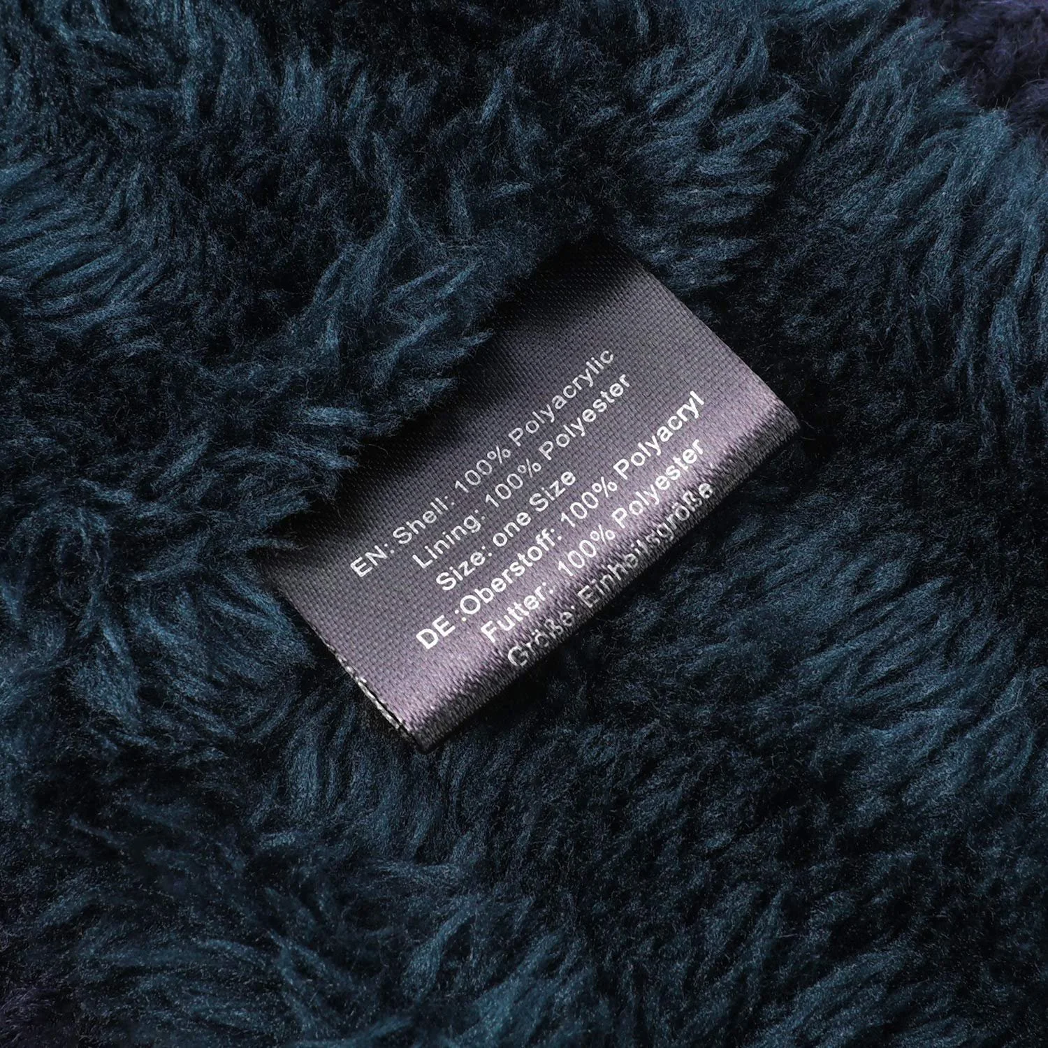 Пов'язка на голову в'язана косичкою з флісовою підкладкою, фото №4