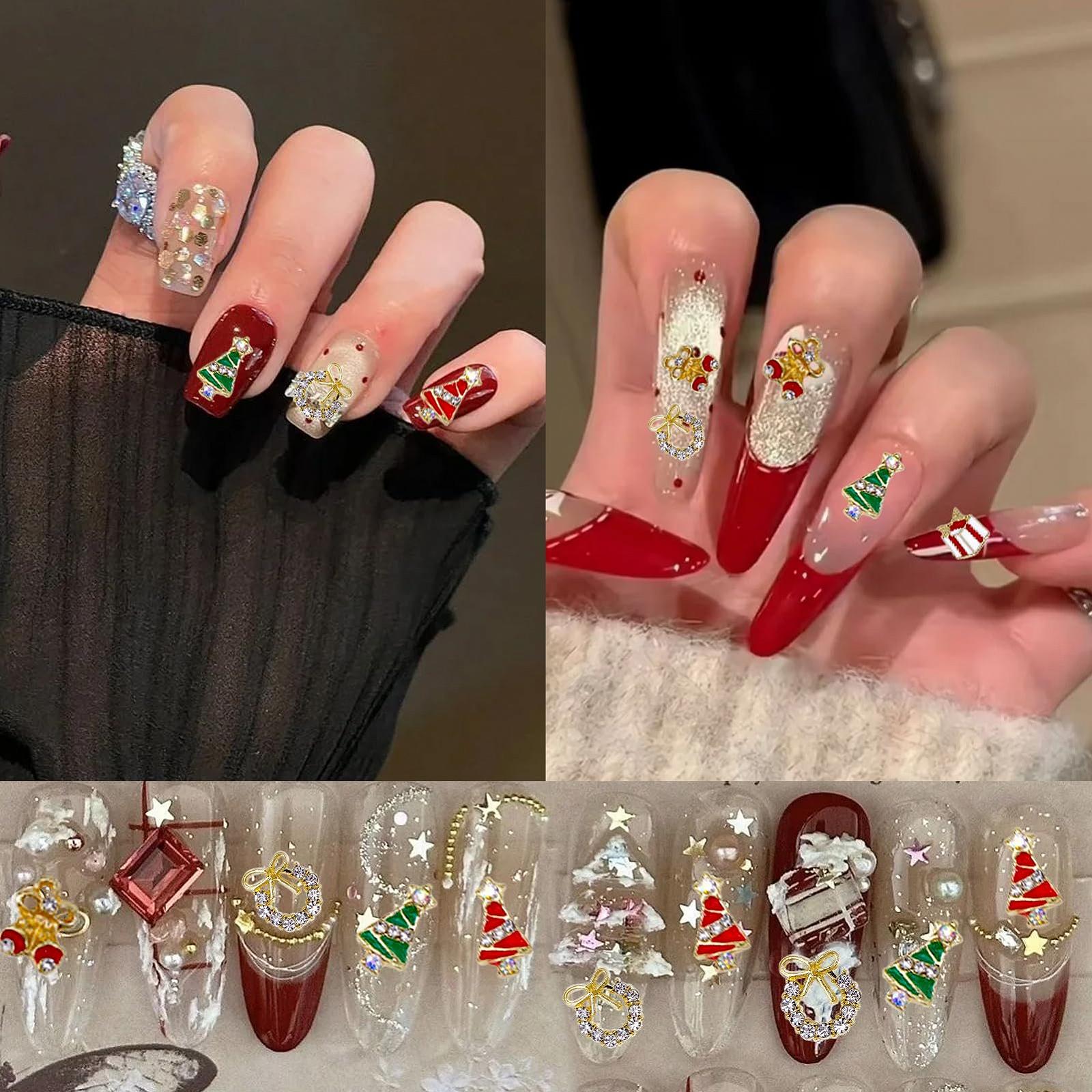 Ялинки NICENEEDED 3D, срібні, зелені та червоні, 35 шт, фото №6