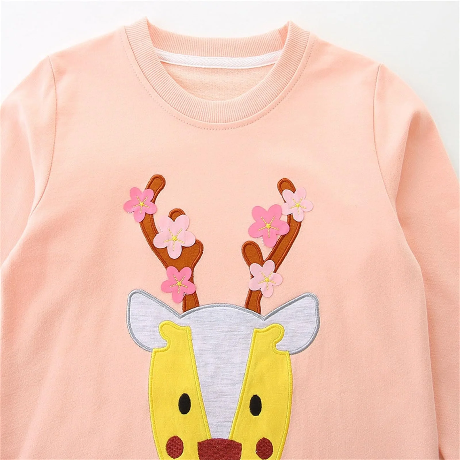 Дівчинка Толстовка Generisch з різдвяним дизайном оленя, фото №3