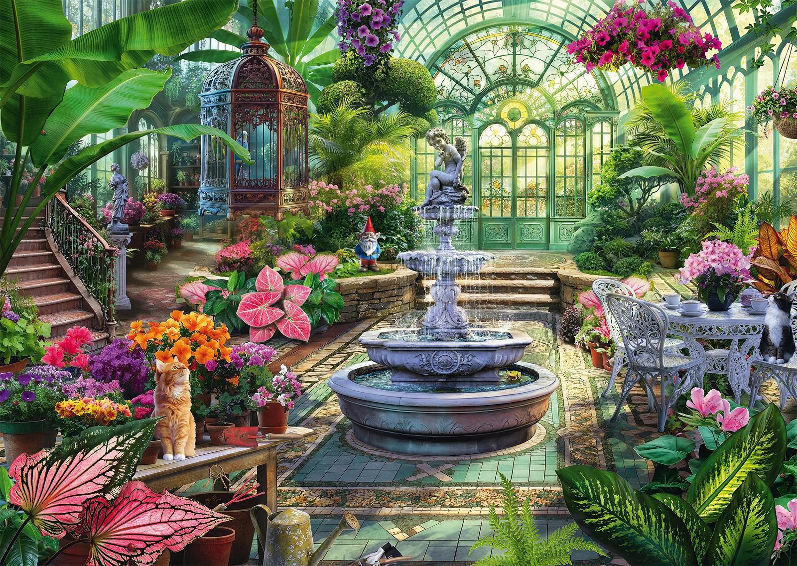 Пазл Schmidt Spiele Jeff Haynie Victorian Greenhouse 58633 1000 элементов, фото №1
