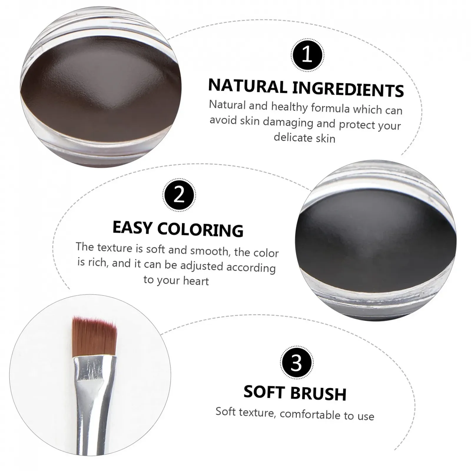 Підводка для очей LALAFINA The Professional, фото №3