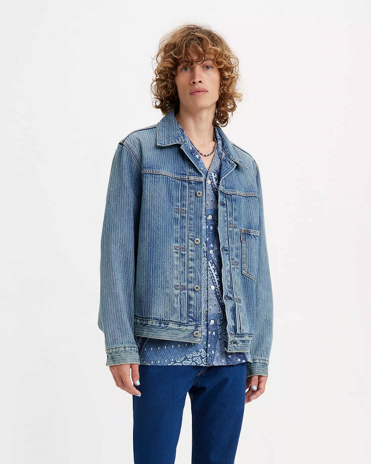 Чоловіча куртка  Levis - Type I Trucker Earn Your Stripe Trucker - XS, фото №2