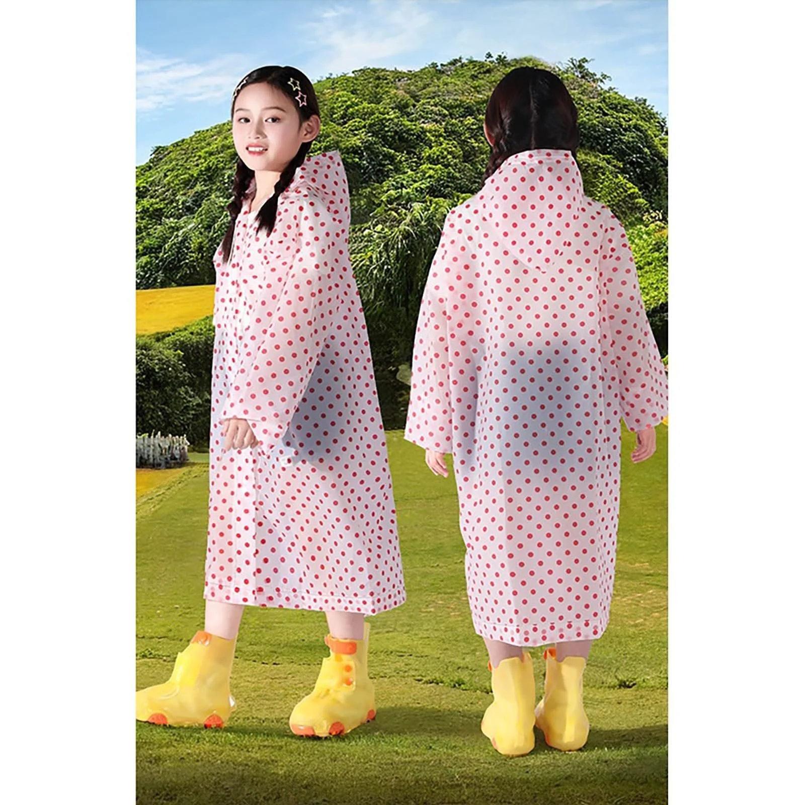 Дощовий плащ Дитячий Водонепроникний, фото №2