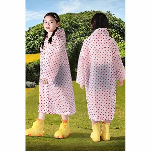 Детский дождевой плащ EQWIGKEIT M Унисекс Дождевик Водонепроницаемая synthetic.ua - Фото 1