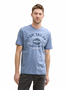Футболка Tom Tailor LOGO TEE MEN'S 1037735-37533 Голубой 3XL - Фото 1
