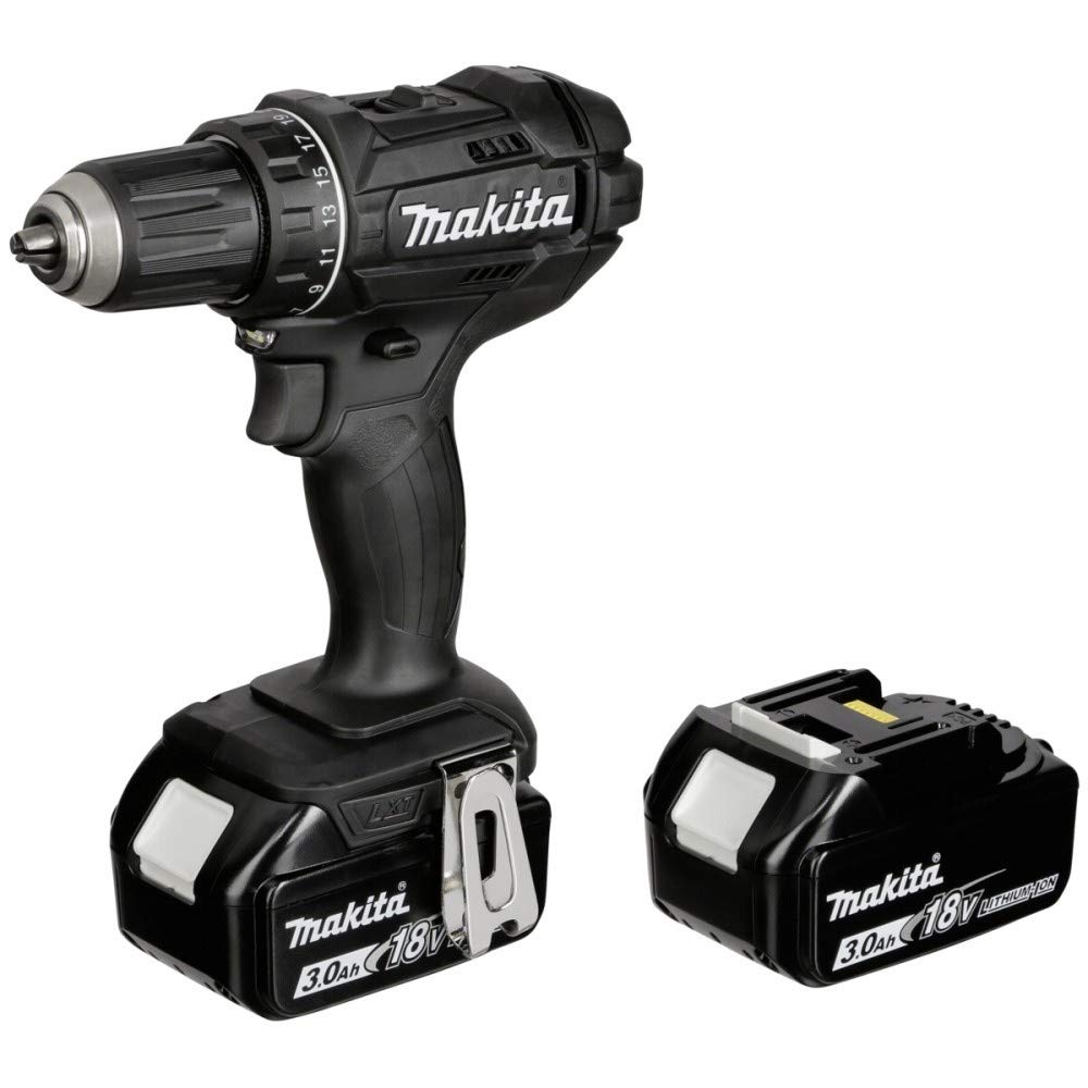 Бездротова дрель-шуруповерт Makita DDF DDF482RFEB 2 x18.0 В-LI 3.0 Агод 1 Вт 18 В Чорний, фото №2