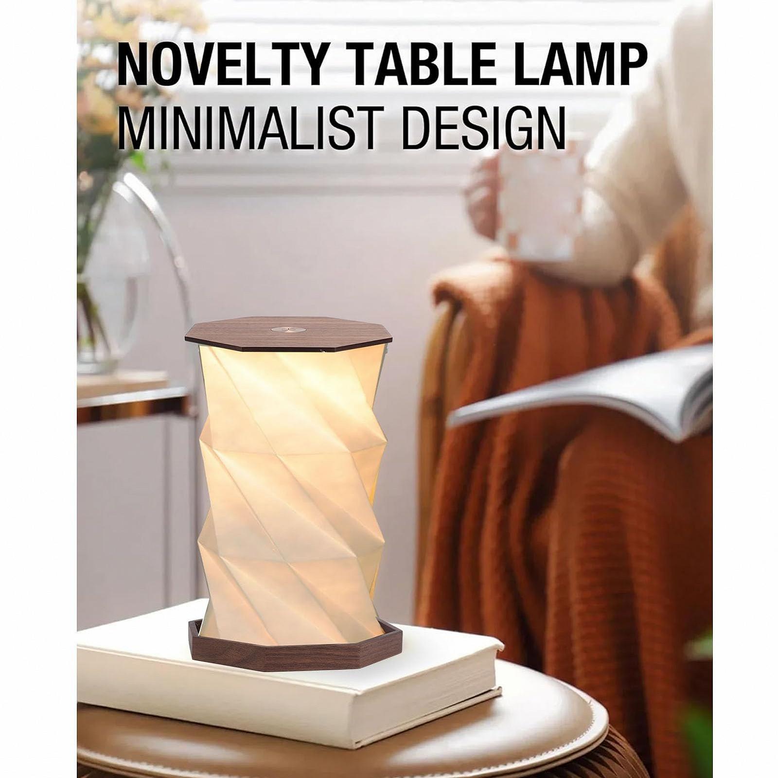 Настільна лампа Cuifati Cordless Portable Paper Folding Battery Operated Touch Dimmable, фото №3