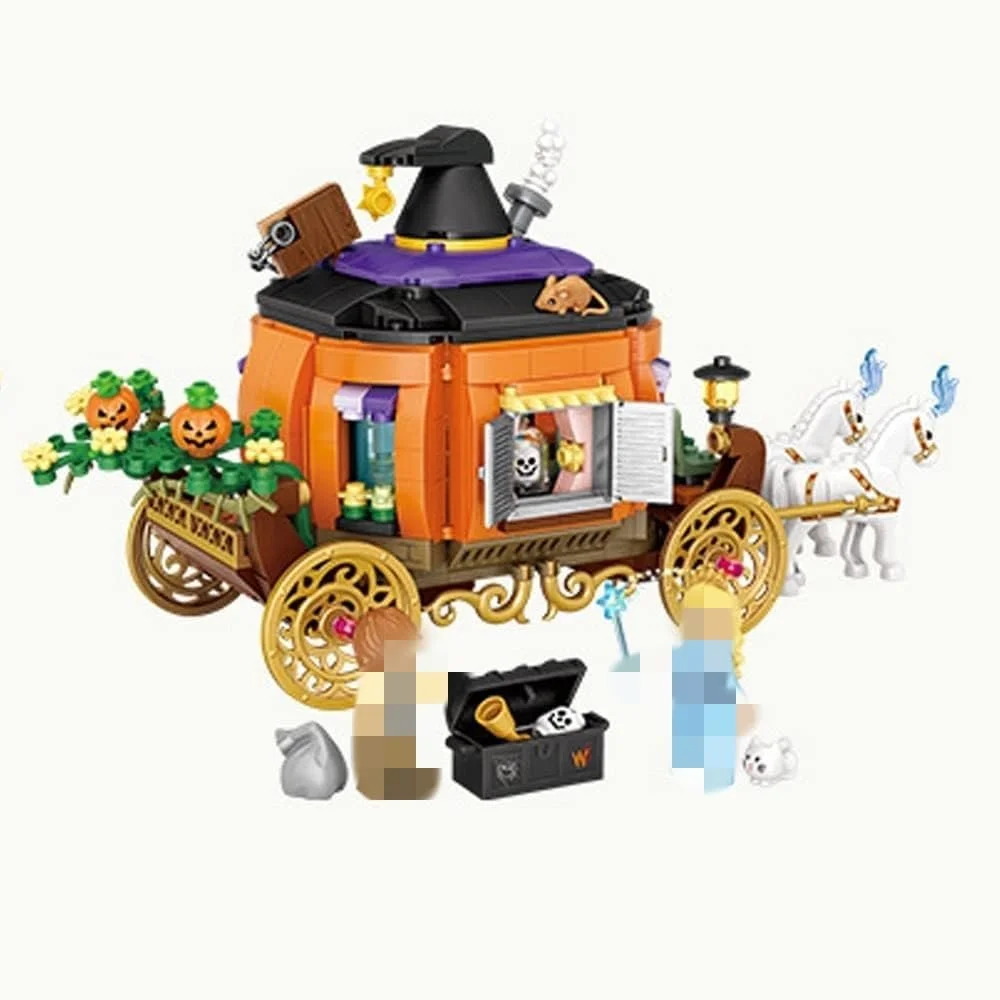 Будівельний набір Хелловін Будинок з привидами 765 блоків, фото №4