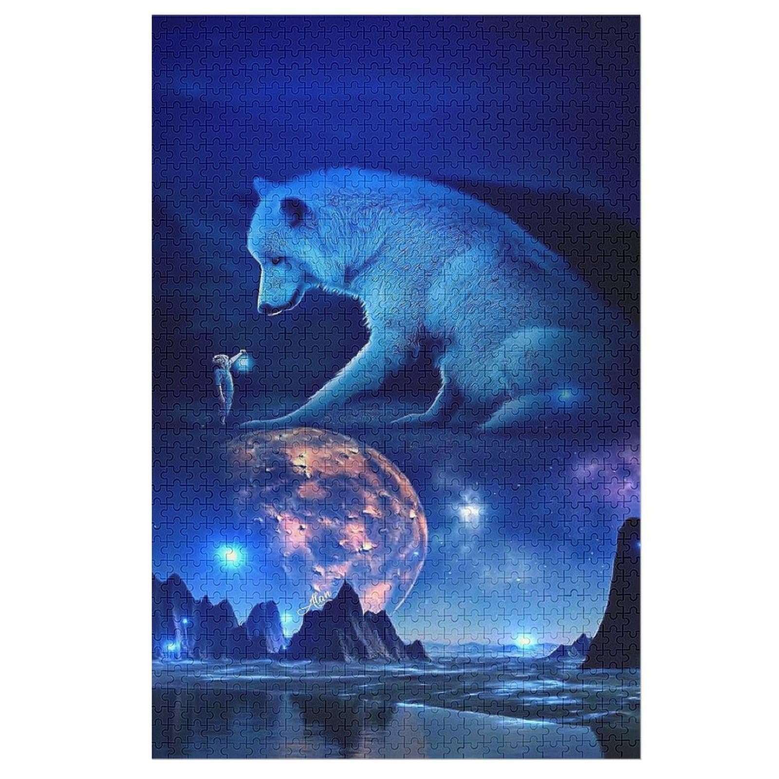 Пазл Wolf 1000 елементів дерев'яний від 12 років 78 x 53 см, фото №1