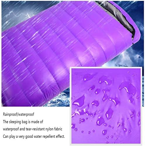Спальний мішок Ultralight Double з товстим пухом і качиним пухом для двох фіолетовий, фото №5