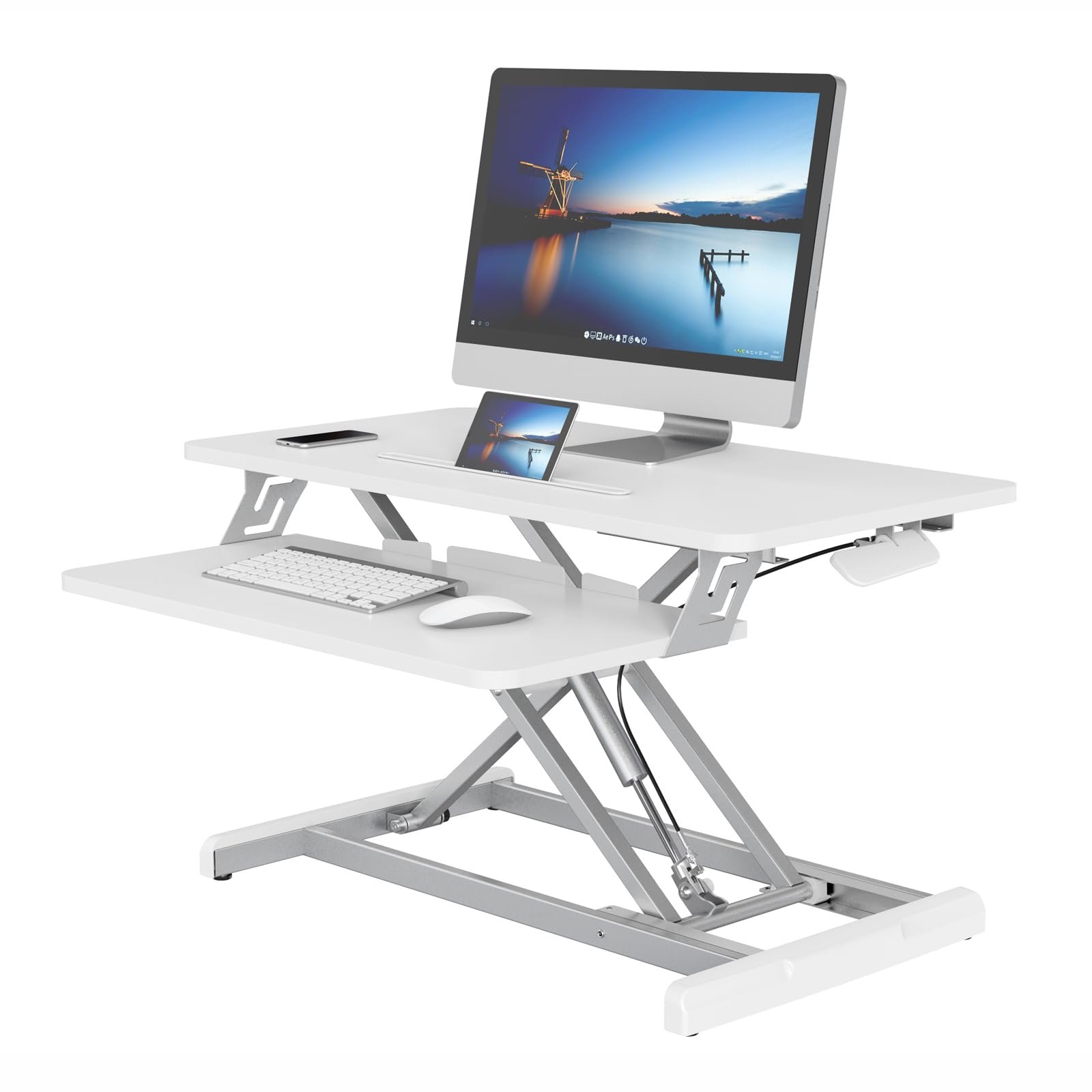 Подставка для ноутбука SVITA Busan Регулируемая по высоте Белый, фото №3 Подставка для ноутбука SVITA Busan Регулируемая по высоте Белый, фото №3