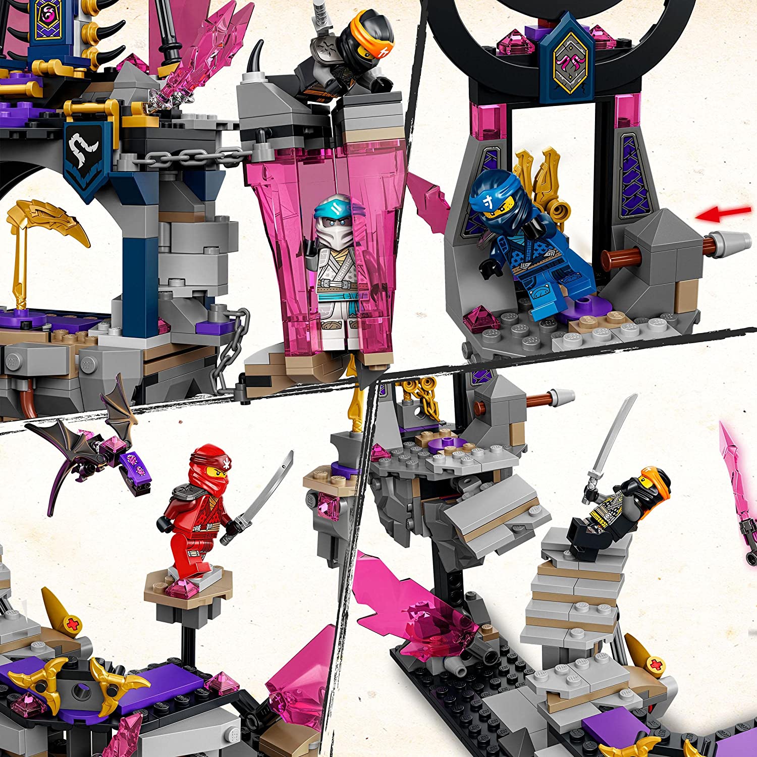 Конструктор Lego Ninjago Храм Хрустального короля 71771, фото №4