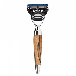 Бритва MÜHLE Stylo Series совместимая с лезвиями Gillette Древесина бука - Фото 1