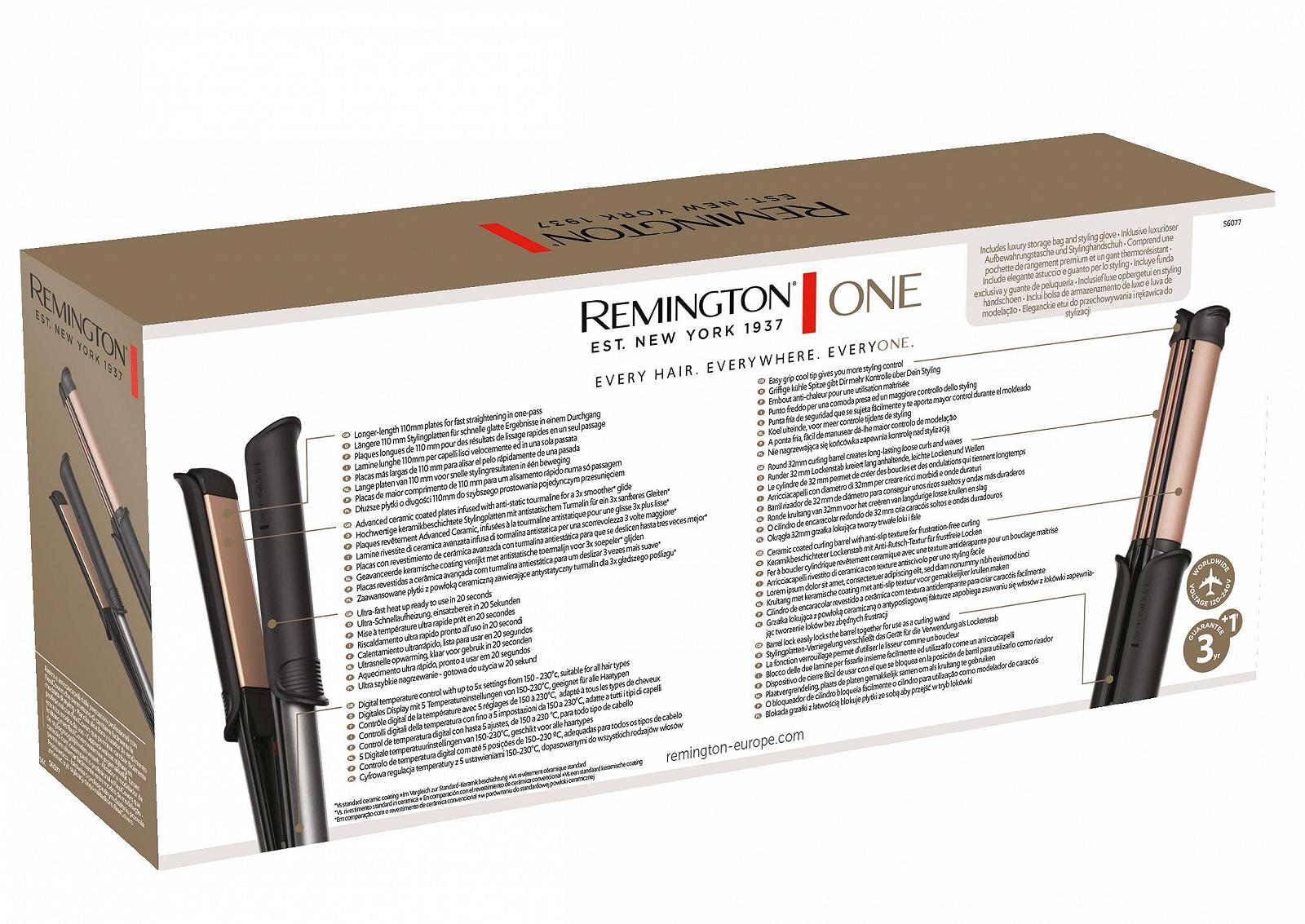 Стайлер Remington ONE S6077 150-230°C, фото №15 Стайлер Remington ONE S6077 150-230°C, фото №15