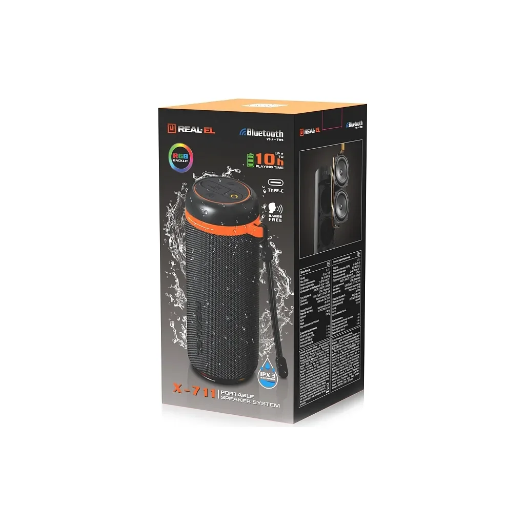 Акустическая система REAL-EL X-711 Black (EL121600026), фото №11 Акустическая система REAL-EL X-711 Black (EL121600026), фото №11