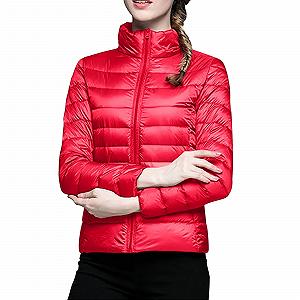 Зимняя женская теплая легкая куртка Corduroy Warm White Duck Down Coat - Фото 1